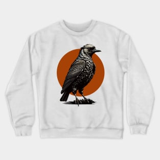 Raven Crow Illustration Crewneck Sweatshirt